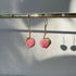 Micro Crochet Peach Drop and Dangle Earrings