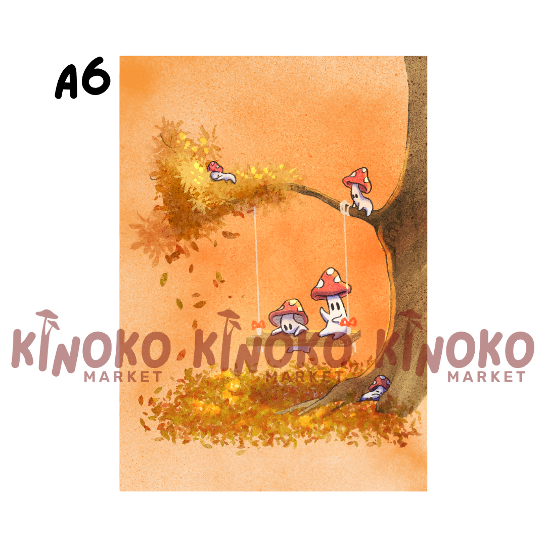 Autumn Tree A6 Print