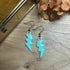 Lovely Green Enamel Lightening Bolt