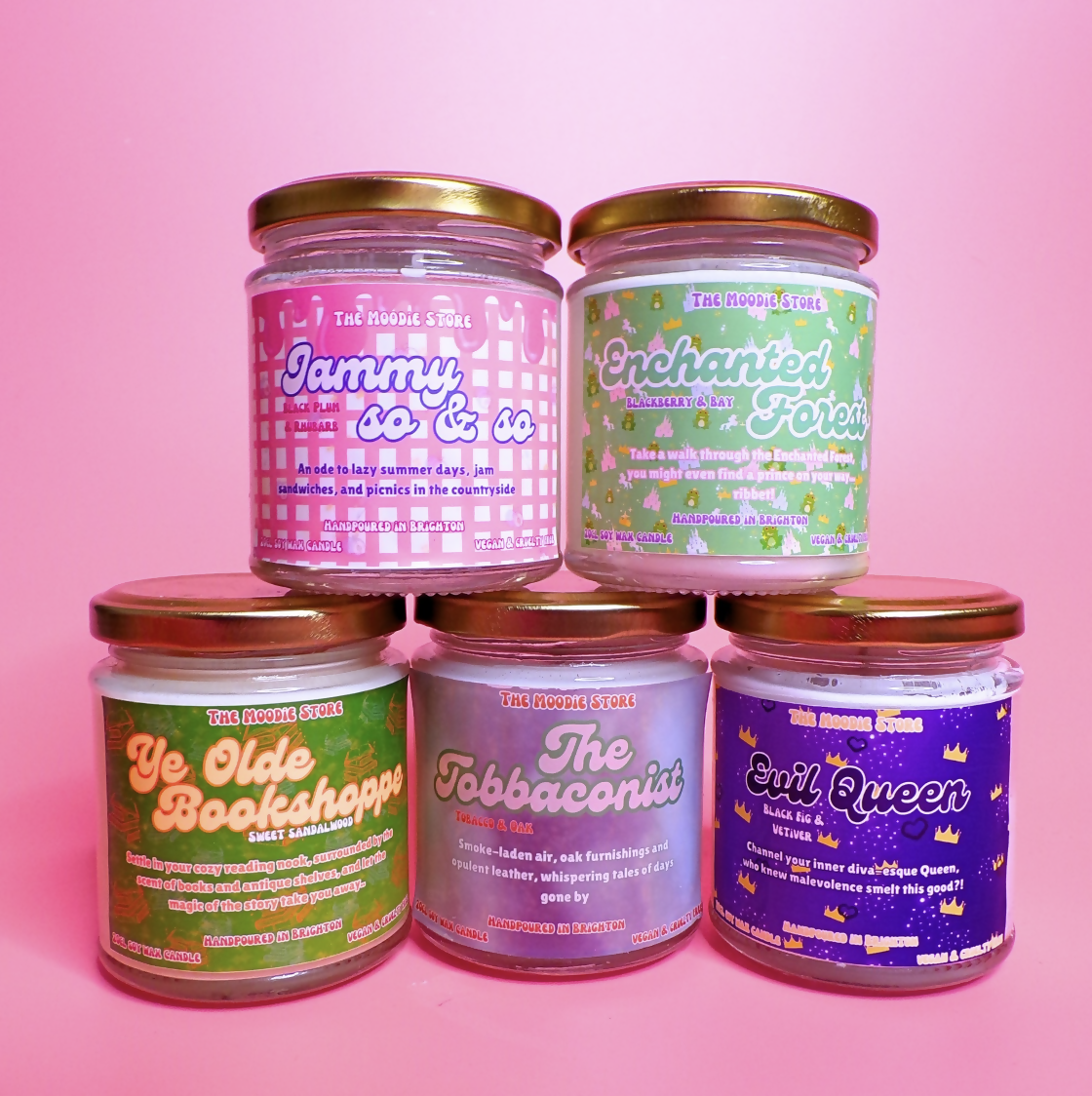 Ye Olde Bookshoppe - Sweet Sandalwood Fragranced Vegan Soy Candle