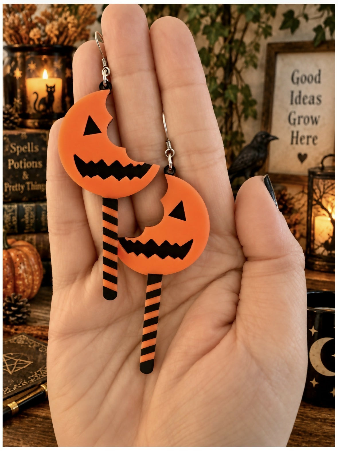Acrylic Lollipop Earrings
