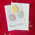 Crochet Handmade Happy Easter Card - Easter Eggs