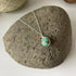 Turquoise Drop Necklace, Sterling Silver