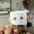 Maple leaf studs