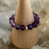 Amethyst Beaded Stretch Ring