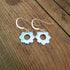 Handmade Silver Flower Earrings