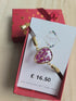 Real Dried Rose Petal Cord Bracelet
