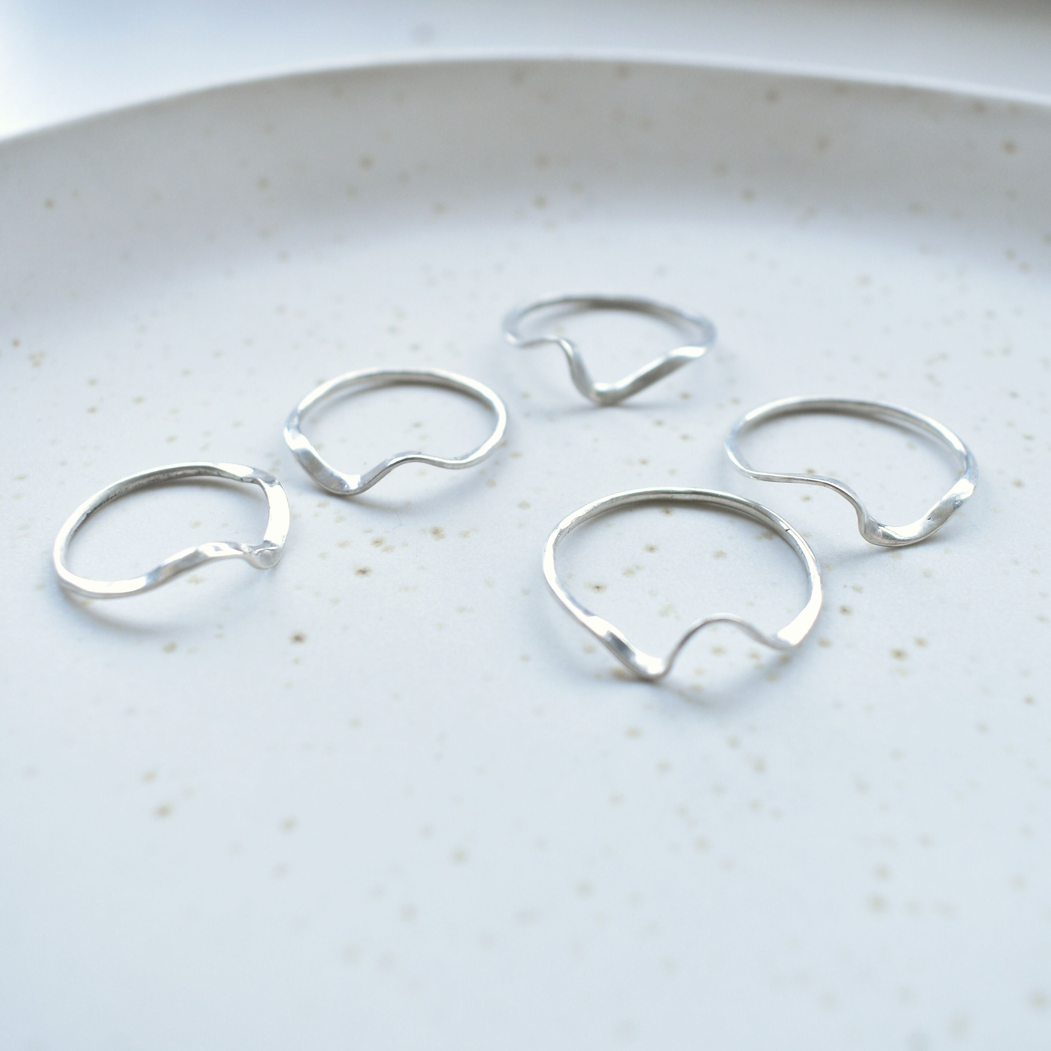Sterling Silver Wave Ring