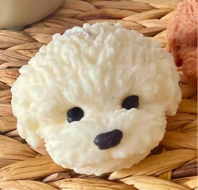Dog Head Candle