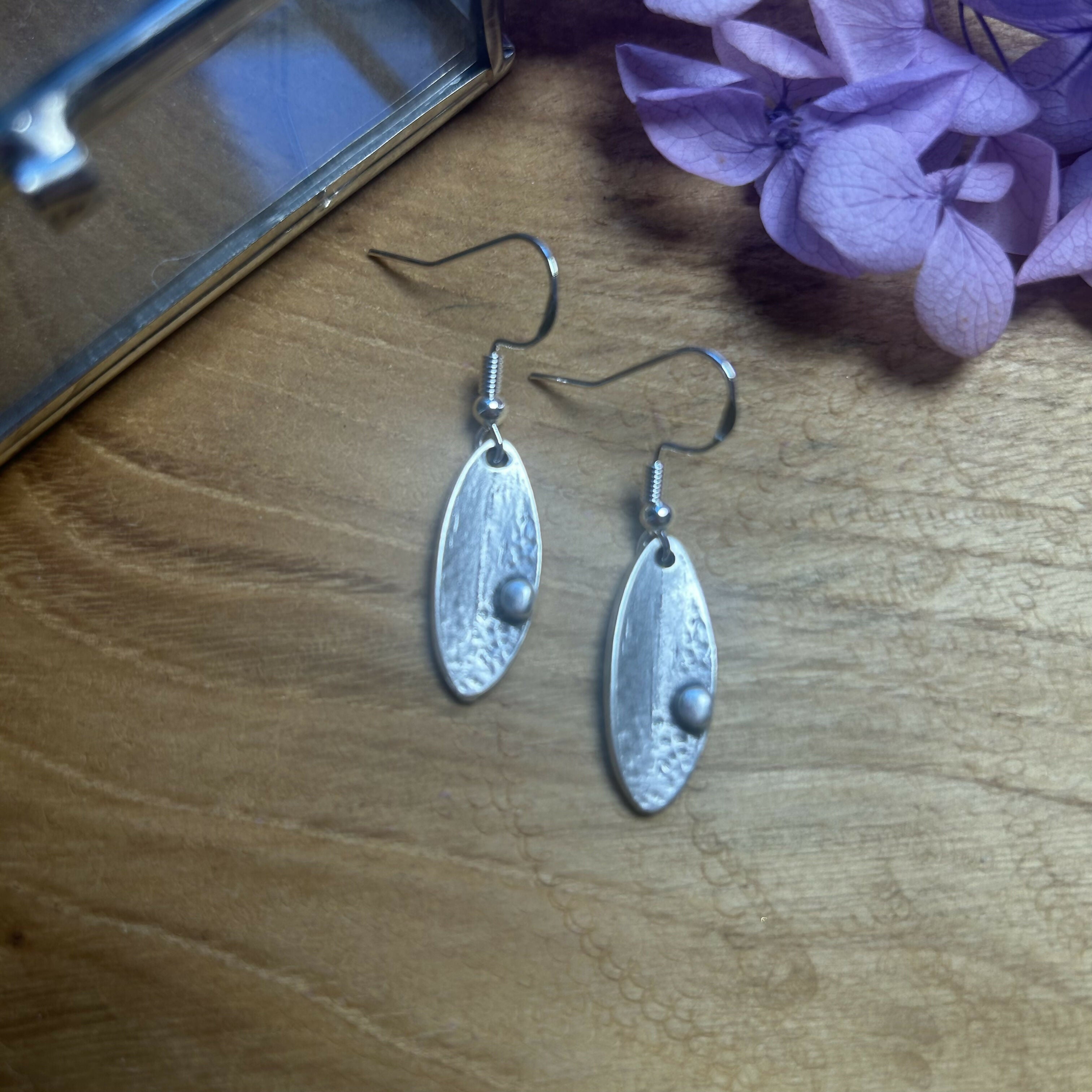 Lovely Abstract Leaf Earrings