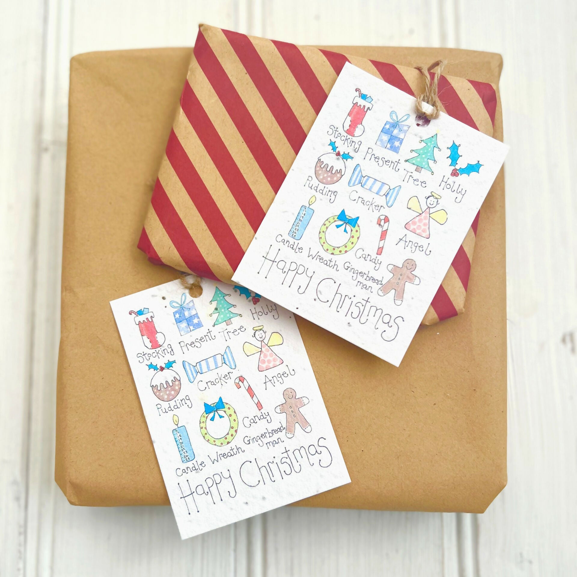 Christmas Seed Gift Tags - 'Christmas Things'