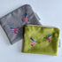 Velvet Embroidered Pouch/Purse