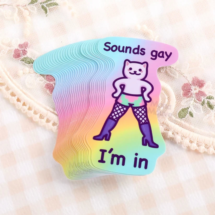 Sounds Gay Sticker
