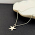 ‘Fallen Star’ Sterling Silver Small Polished Star Pendant