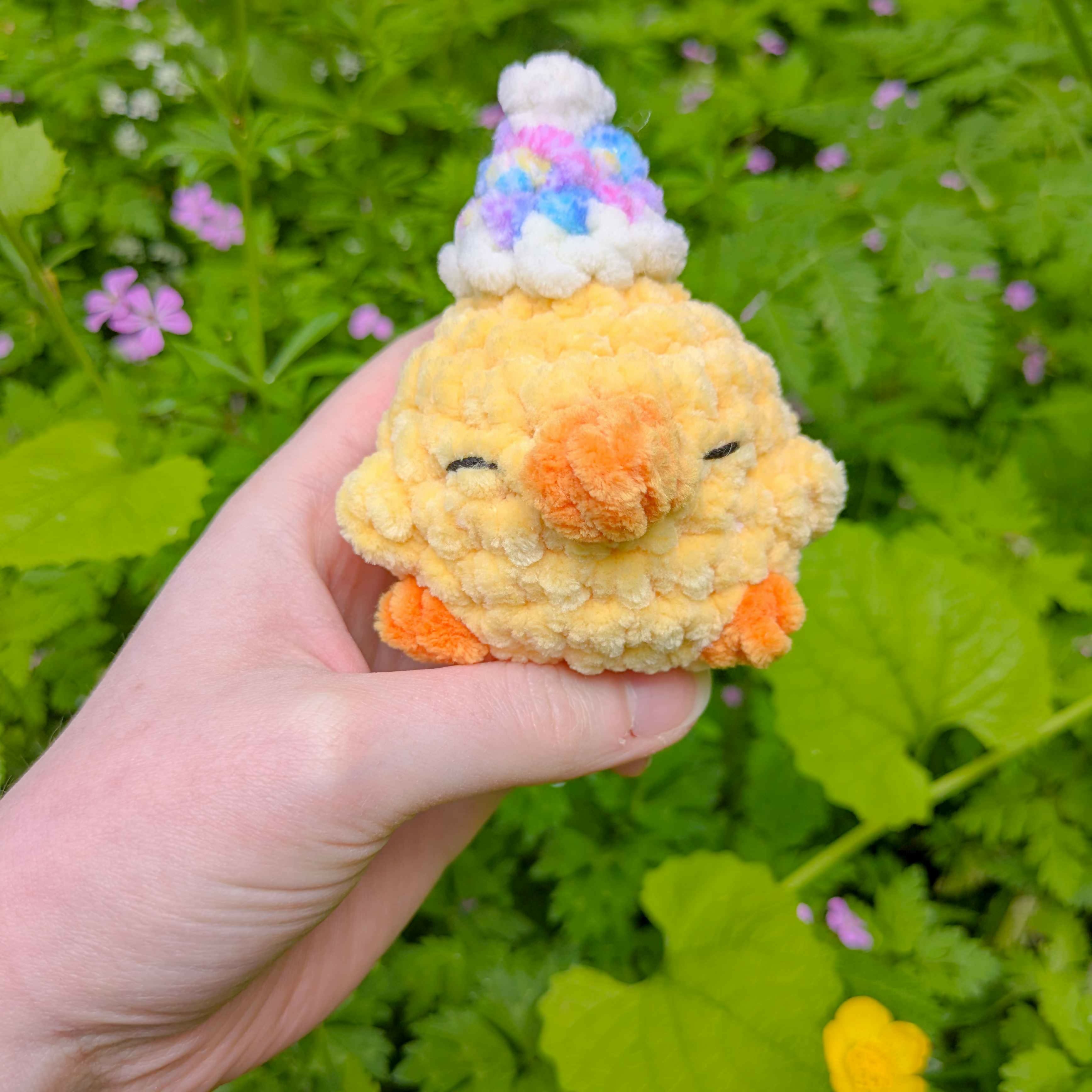 Party Chick Puff Pud - Crochet Plushie