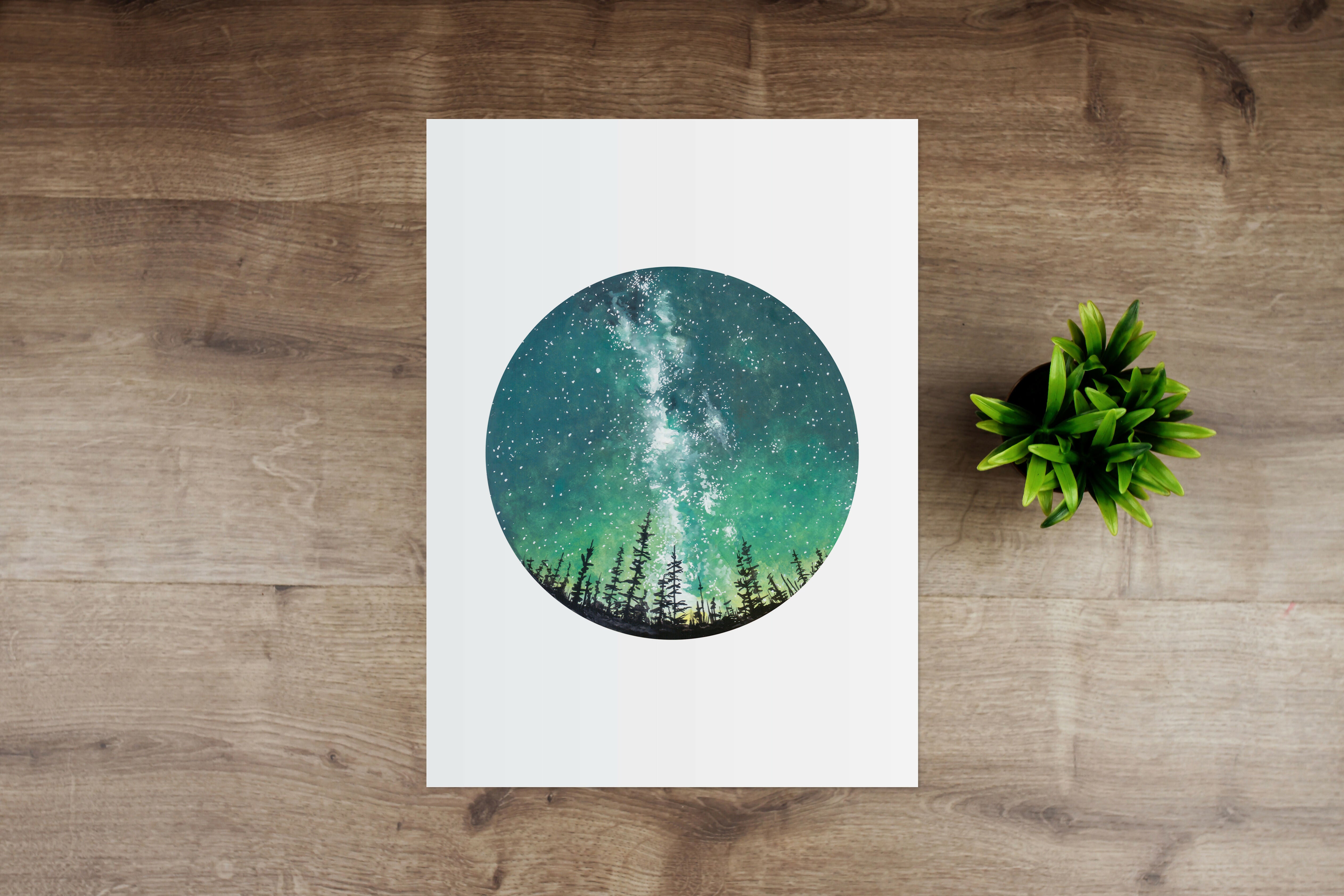 Forest Sky Art Print