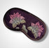 Purple Lotus Flowers Linen Lavender Infused Eye Mask