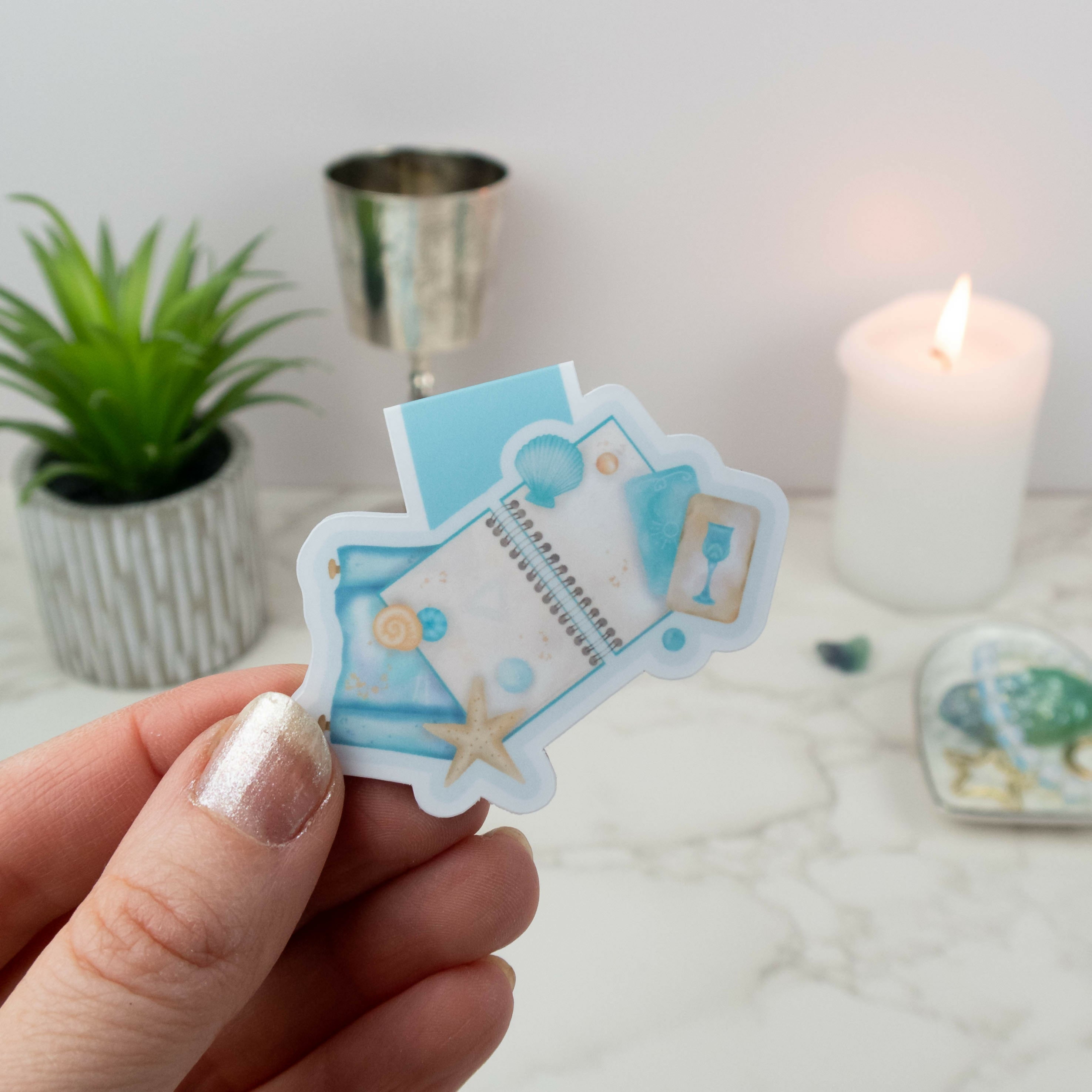 Water Journal - Magnetic Bookmark