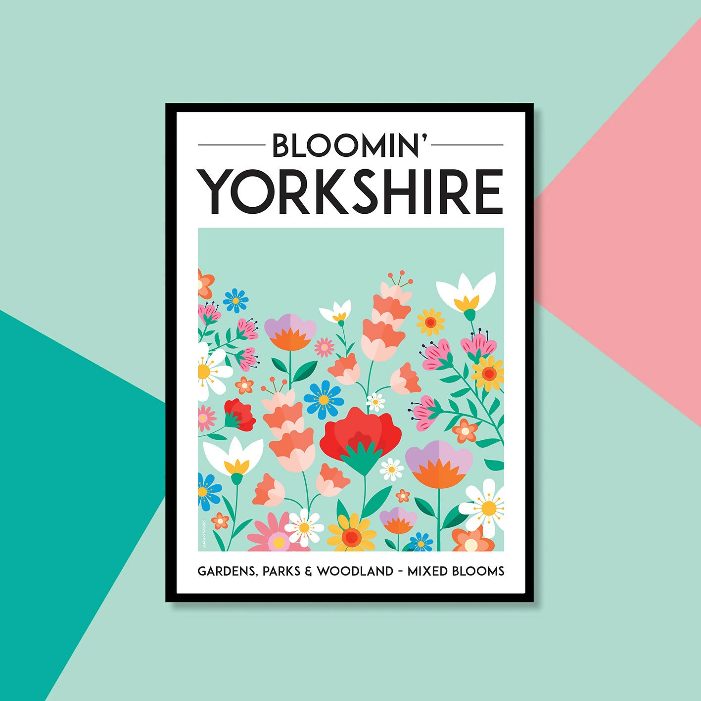 Bloomin' Yorkshire A4 Print