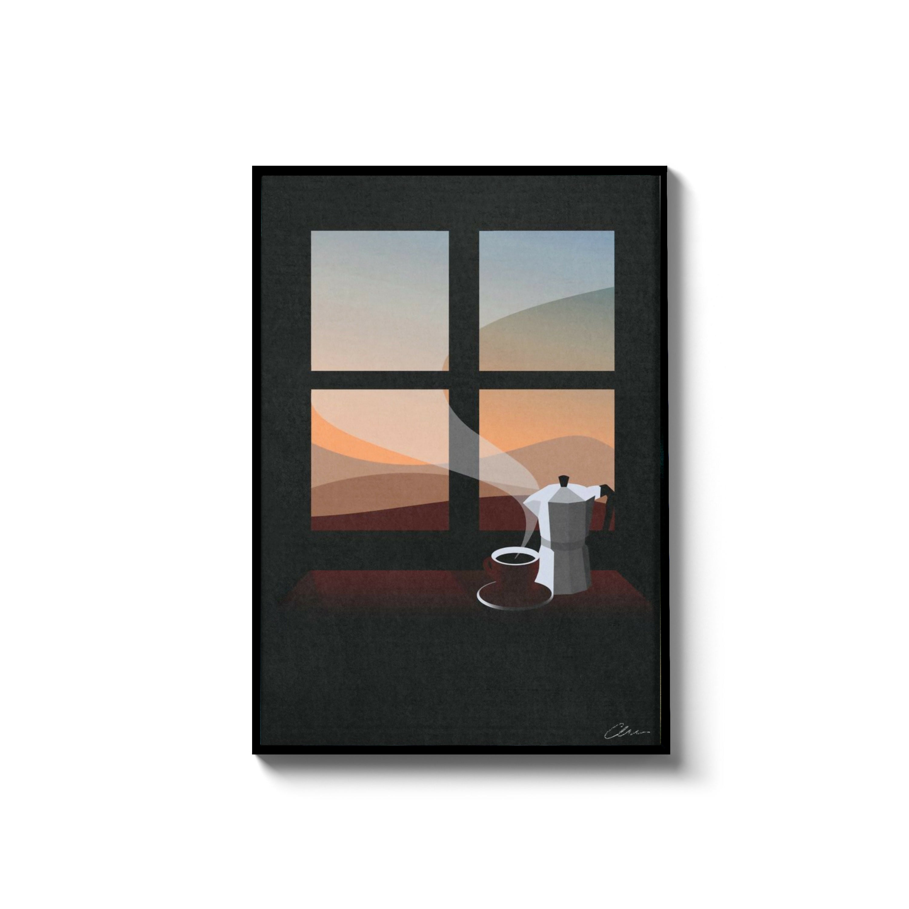 First Coffee Of The Day, A4 Print