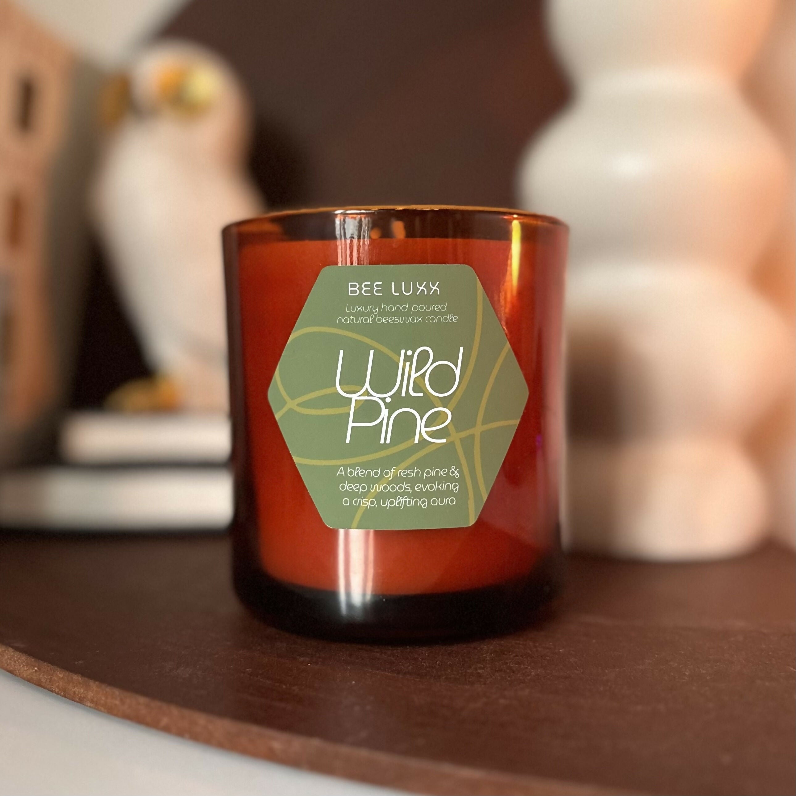 Wild Pine - Scented 100% Beeswax Candle