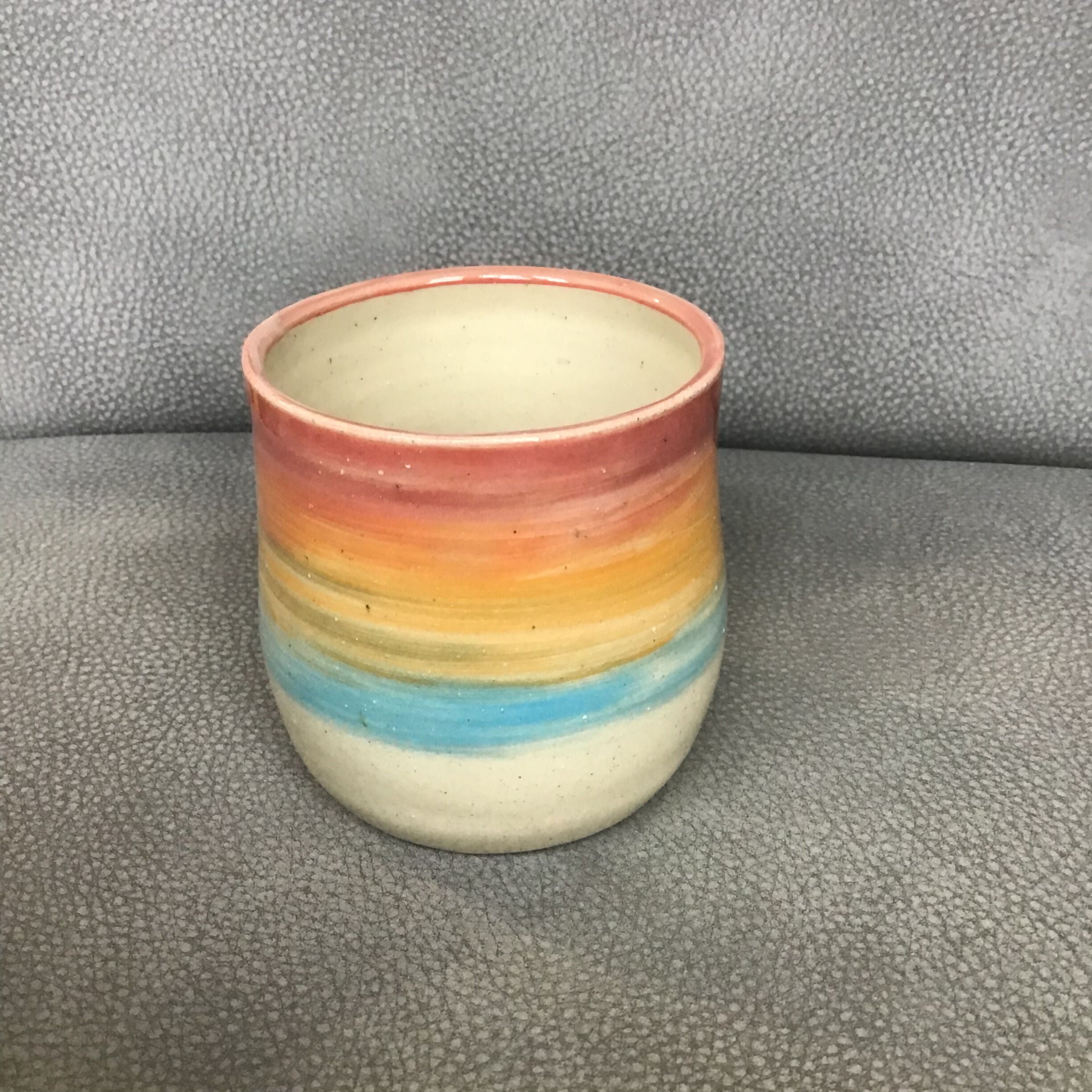 Ceramic Rainbow Pots