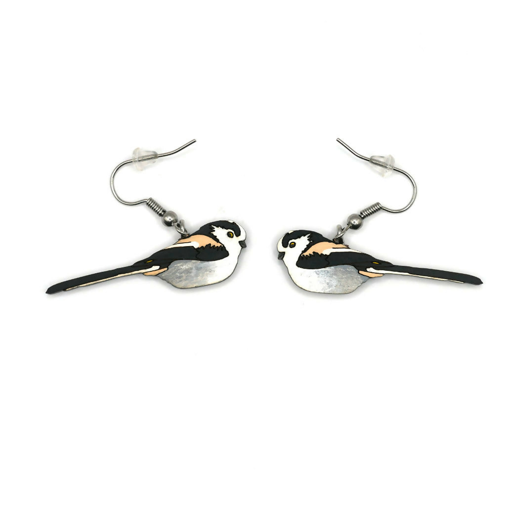 Long Tail Tit Dangle Earrings