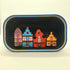 Colourful Dutch House Row Metal Tin