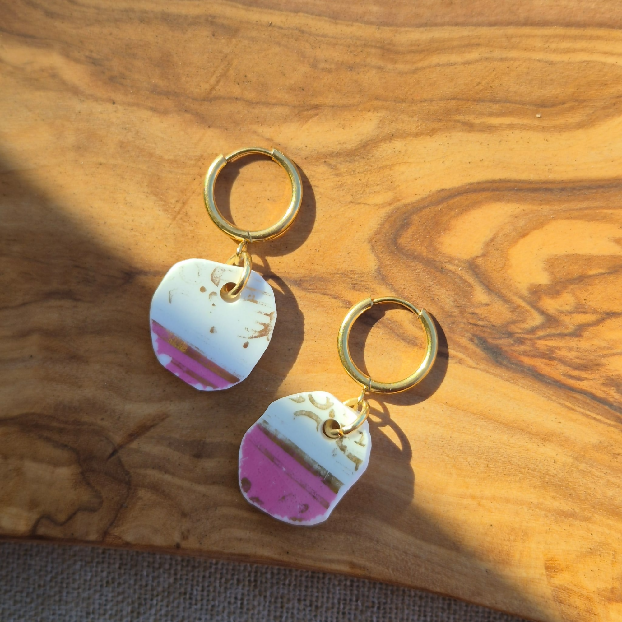 Recycled Ceramic Earring