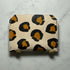 Hand Painted Leopard Cardholder Green
