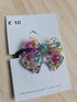 Real Dried Gypsophila Flowers & Pearls Bow Hairband