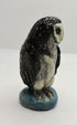 Ceramic Sooty owl sculpture -Twiggy