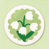 White Flowers Coaster