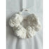 Ivory White Towel Scrunchie