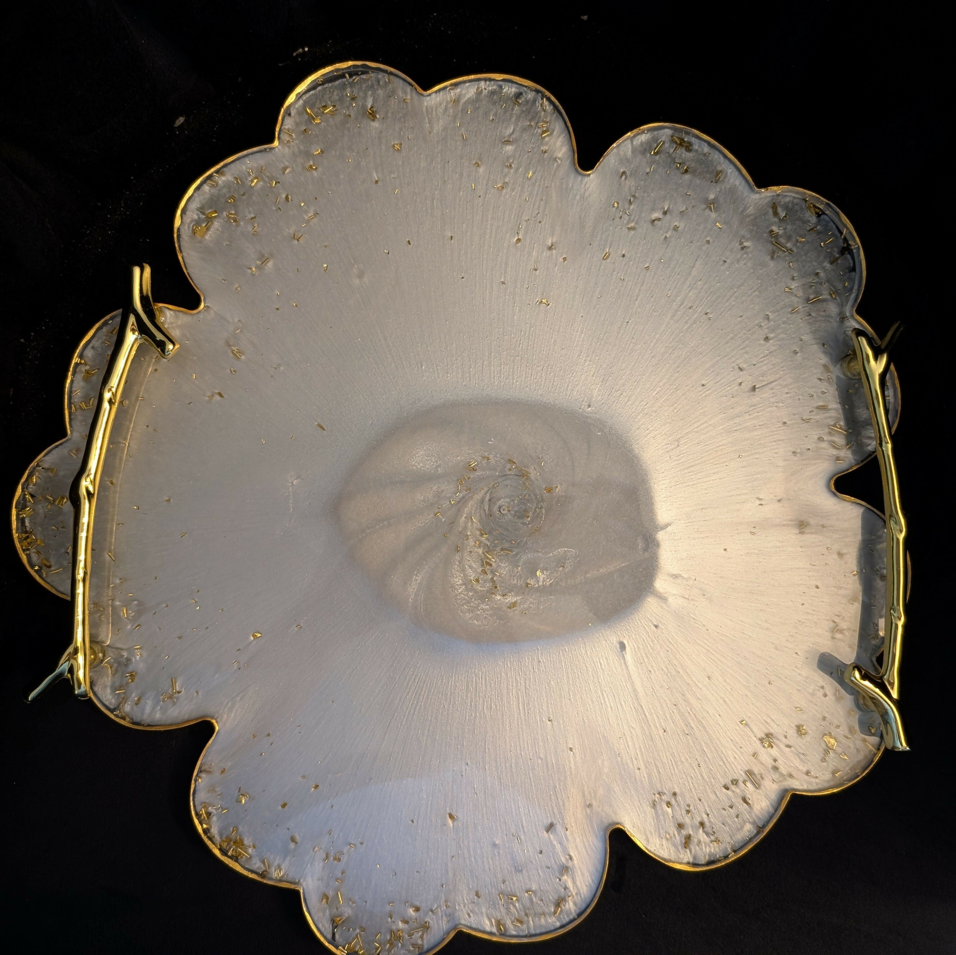 HANDMADE FLOWER SHAPED TRAY