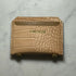 Croc Tan Carholder
