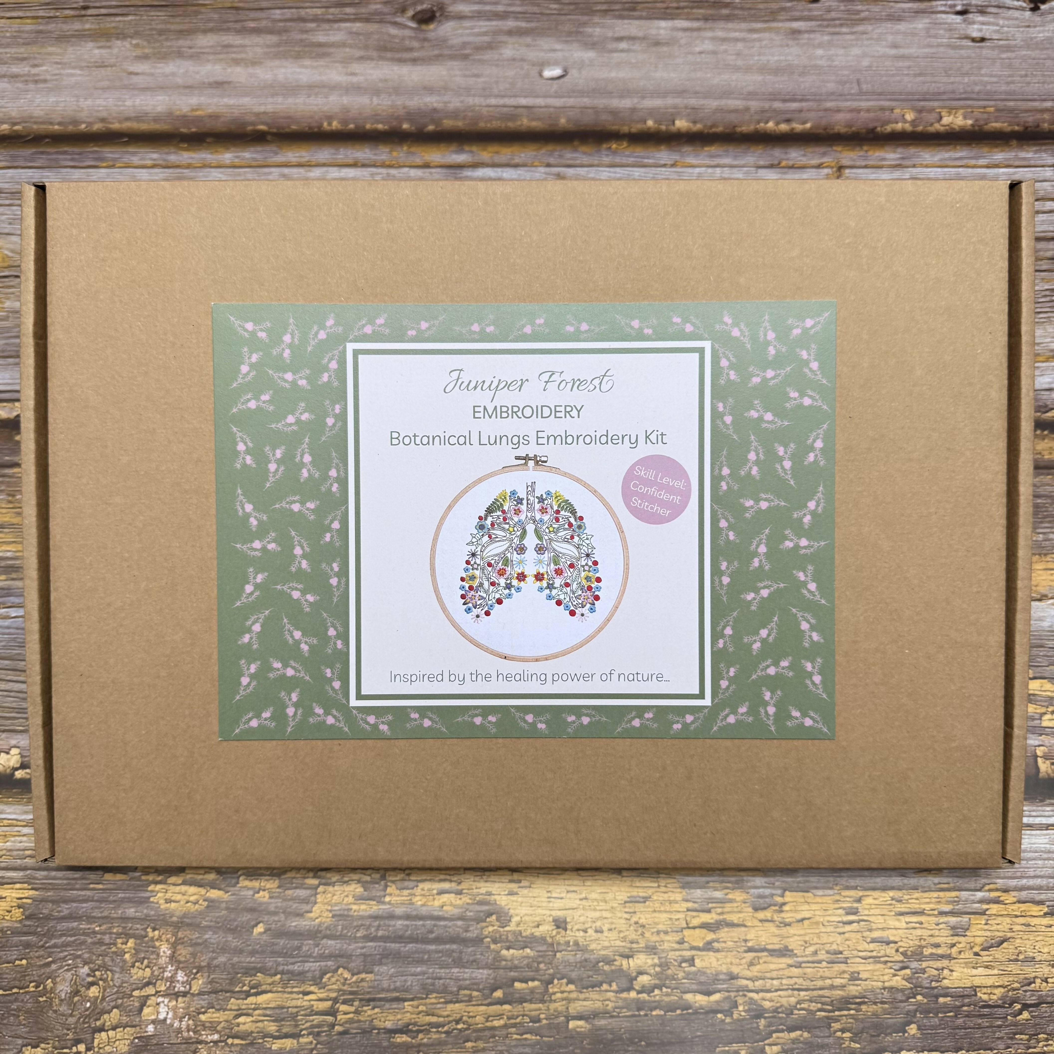 Botanical Lungs Embroidery Kit