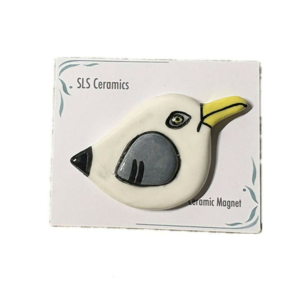 Porcelain Seagull Magnet