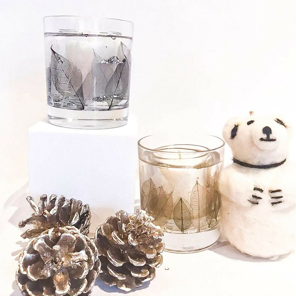 Winter Shades Botanical Candle (Gold)