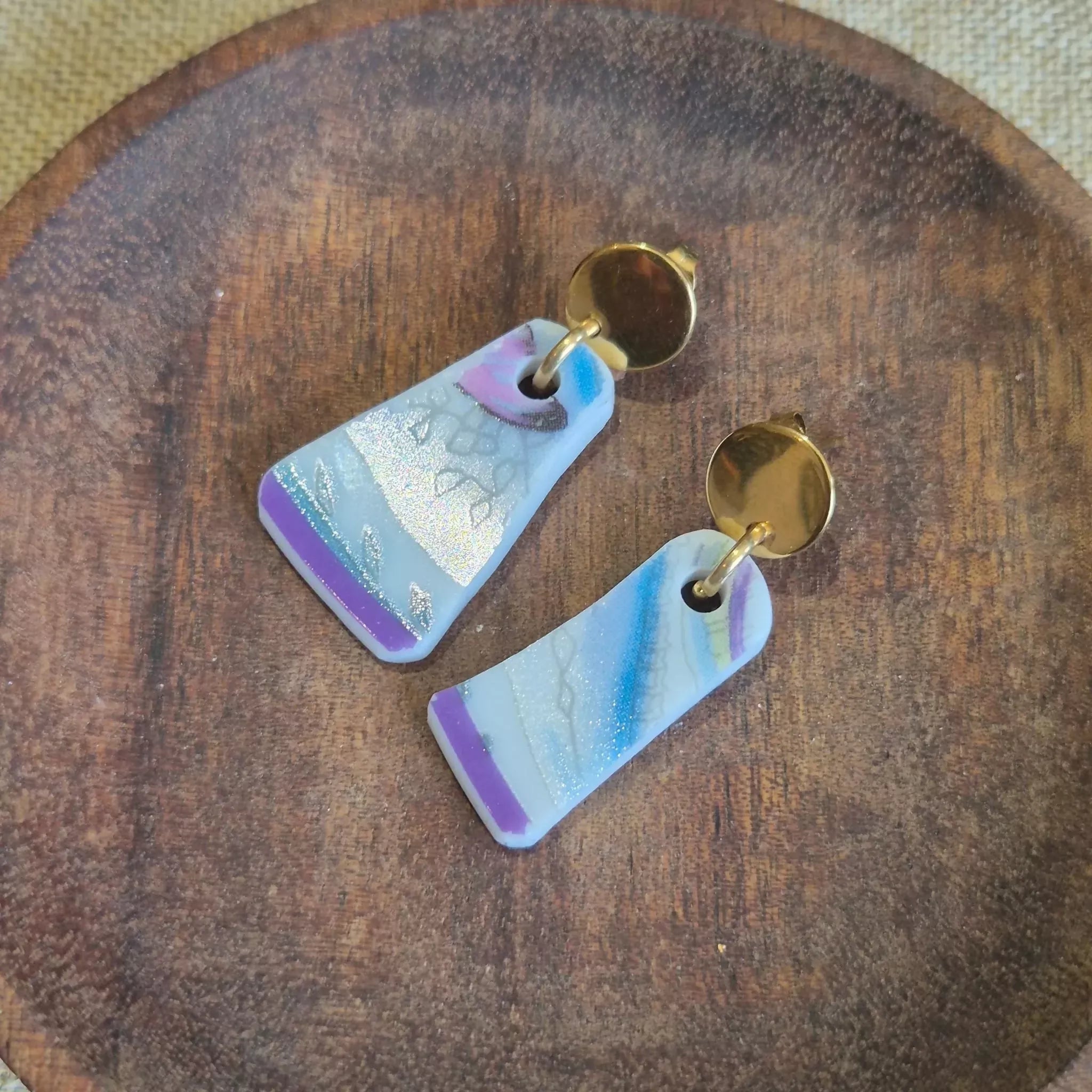 Recycled Ceramic Earring