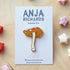 Red Mushroom Enamel Pin