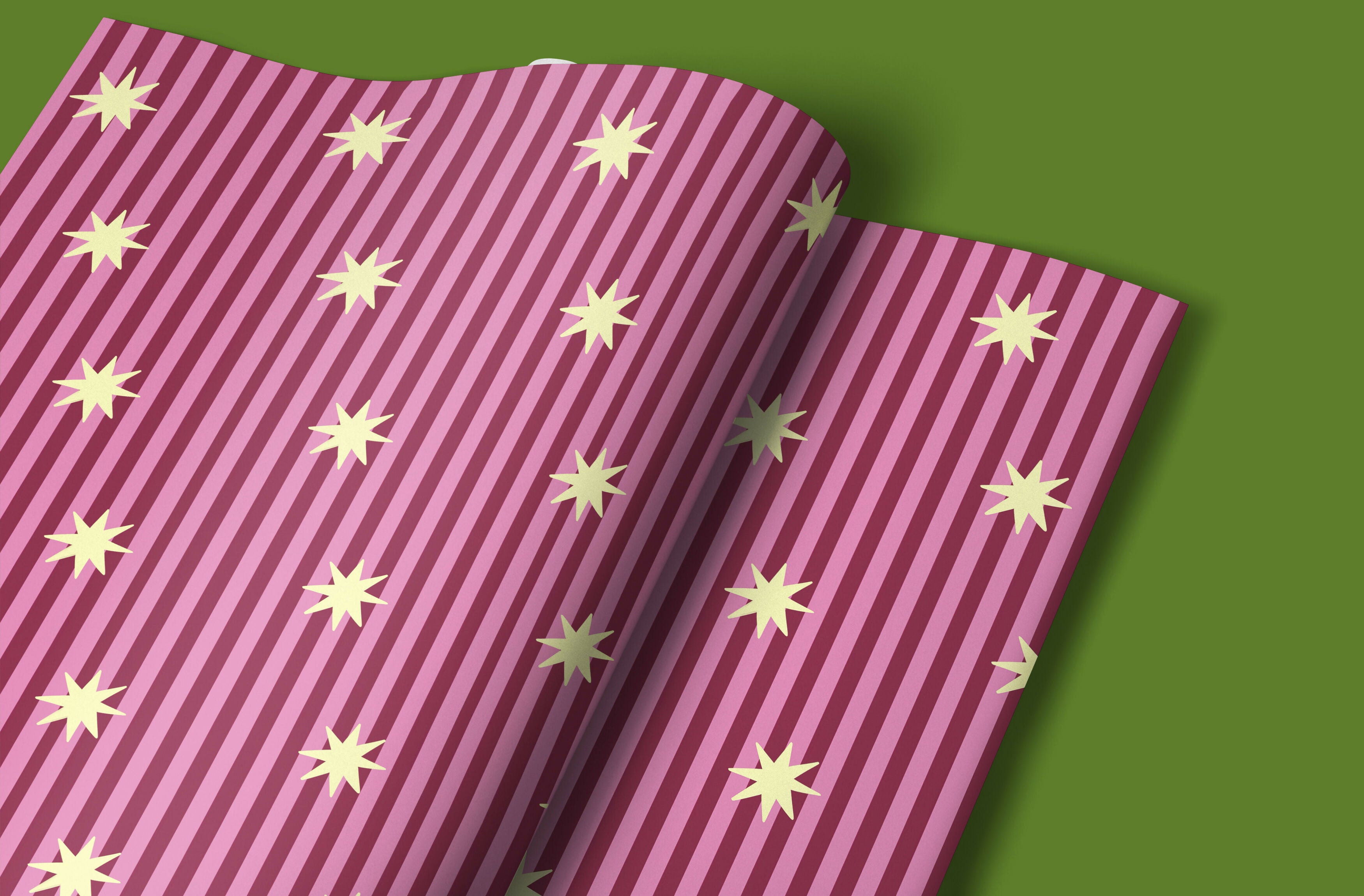 Stripes & Stars Gift Wrap