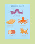 Cat Puns 3 - Sticker Sheet