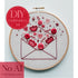 DIY embroidery kit for beginners - Sending love