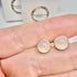 ROSE QUARTZ STUD EARRINGS