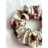 Cream Dachshund Christmas Hair Scrunchie