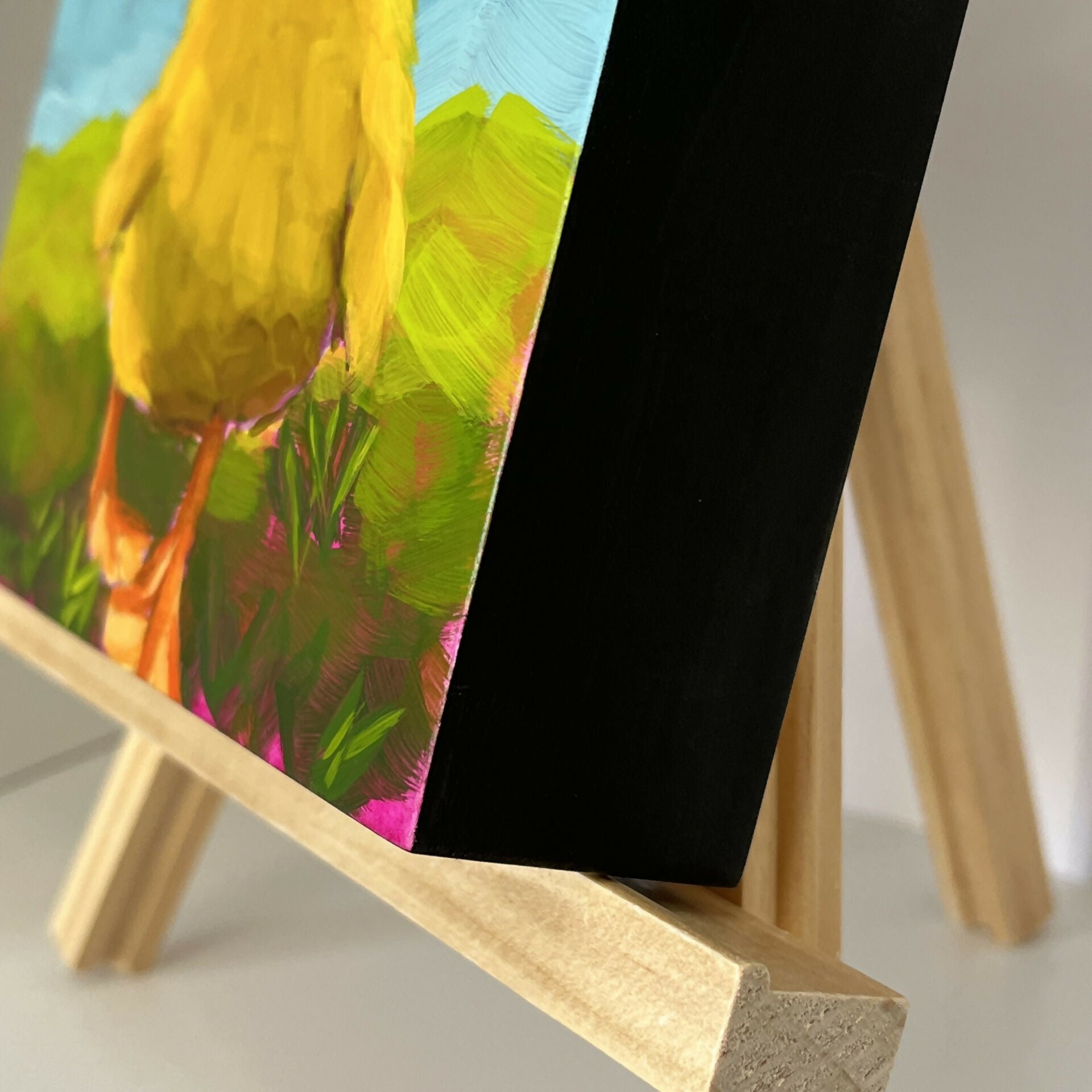 Yellow Duckling - Original Acrylic Painting