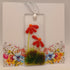 Fused Glass Flower Card
