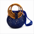 MIDNIGHT BLOSSOM Beaded bag