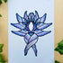 Stained Glass Biblically Accurate Angel Print